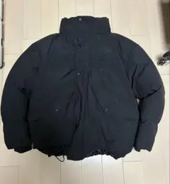 ocosic ブラック　ダウンジャケット　ダブルジップ