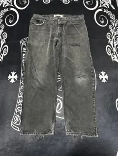 Levi's 550 ブラックデニム 36x30 リーバイス ダークグレー