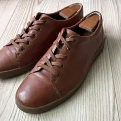 Clarks ローカット スニーカー レザー ブラウン クラークス 14885のサムネイル