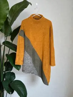 最終お値下げ⭐️チャイハネ　アジアン　エスニック　アシンメトリーチュニック 長袖のサムネイル
