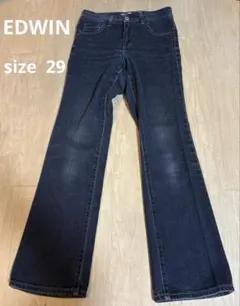 EDWIN 401L レディースM相当 ブーツカットデニム 日本製