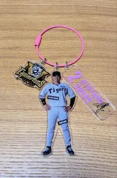 阪神 梅野選手 優勝アクリルキーホルダー