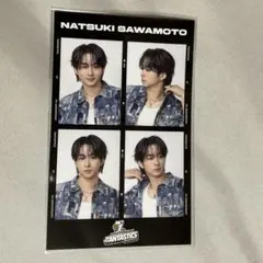 オリジナル4カットフォトステッカー　澤本夏輝　ロト　F賞