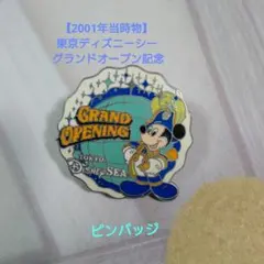 ディズニーシー ピンバッジ グランドオープン - メルカリ