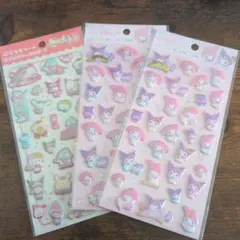 【大人気】ぷくっとシール　シール　サンリオ　3枚セット　マイメロ