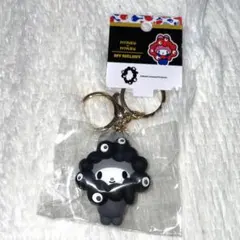 関西万博 ミャクミャク サンリオ 立体マスコットキーホルダー 黒 マイメロディ