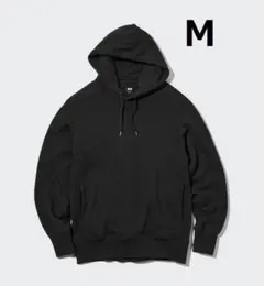 【新品未使用】ユニクロ スウェットプルパーカ（長袖）M ブラック