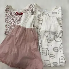 パジャマ2着　腹巻き付きパジャマ　ミルキス