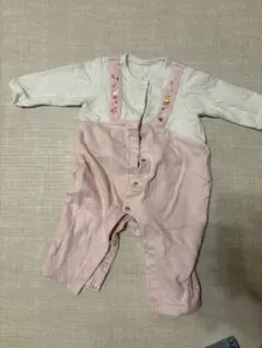 MIKIHOUSE コットン サロペットロンパース ~95cm