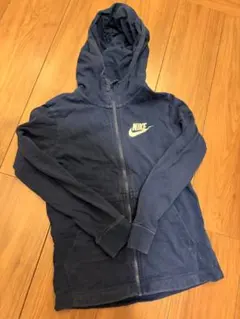 NIKE キッズ ジップアップパーカー ネイビー 140