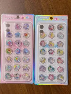 サンリオ　キラコロ　おはじきシール　日焼けキティ
