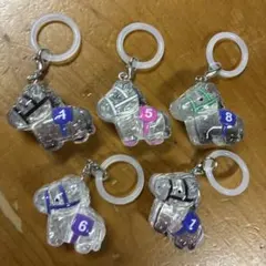 めじるしチャーム 競走馬モチーフ5種セット
