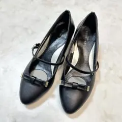 LES MUES Femme 6Wayパンプス 25.0cm 黒 希少サイズ
