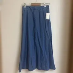 新品 Lugnoncure ブルーデニムロングスカート