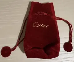 【美品】カルティエ アクセサリー　保存袋　ポーチ　巾着