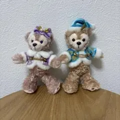 ダッフィ　シェリーメイ　クリスマスぬいぐるみ