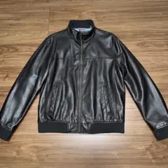 TOMMY HILFIGER レザージャケット ブラウン L