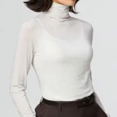 極暖ヒートテックカシミヤブレンドタートルネックT XL