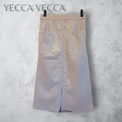 【YECCA VECCA】　スウェードタイトスカート　スリット　ウエストゴムのサムネイル