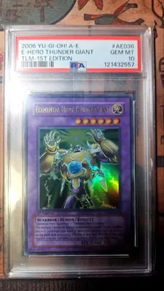 遊戯王 PSA10 E•HERO サンダージャイアント