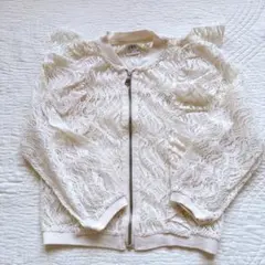 ZARA レース ジップアップジャケット サイズ8 120cm