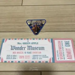 Mrs. GREEN APPLE Wonder Museum 入場券