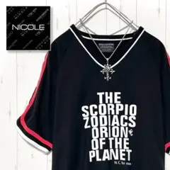 ★人気の「ニコルクラブ」NICOLECLUB 黒T★安心のメルカリ便♪匿名配送★のサムネイル