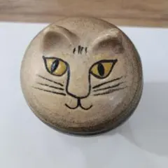 Lisa L. リサラーソン 置物 陶器 キャットマヤ　グレー