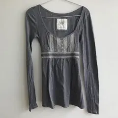 Abercrombie & Fitch 長袖カットソー グレー Mのサムネイル