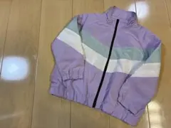 キッズ ウィンドブレーカー パープル 110cm