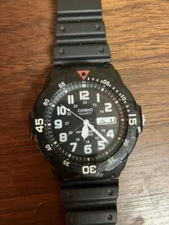 CASIO ブラック クォーツ腕時計