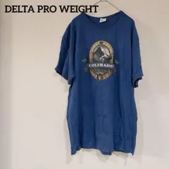 美品✨️ DELTA PRO WEIGHT グラフィック Tシャツ 青 半袖