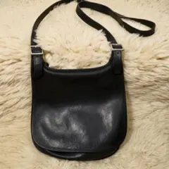 【メンテ済み】 オールドコーチ ショルダーバッグ グラブタンレザー 9135 黒