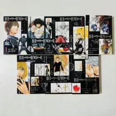 デスノート 文庫コミック 全7巻セット ポストカード付き