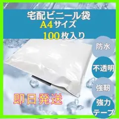 宅配ビニール袋 100枚入り A4サイズ 梱包資材 - メルカリ
