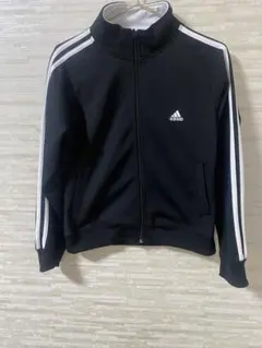 adidas ブラック ジャージ レディースMサイズ