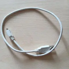 USB A to Micro USB ホワイトケーブル　約0.6m