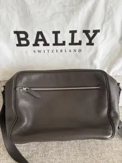 BALLY ダークブラウン ショルダーバッグ