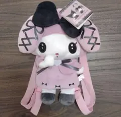 マイメロディ　真夜中のメロクロぬいぐるみリュック