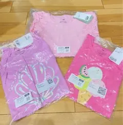 H&M ガールズ ノースリTシャツ 3枚セット 135/140のサムネイル