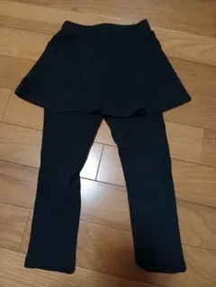 黒 スカート付きレギンス 100cm