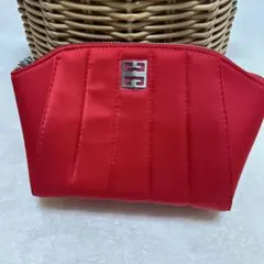 GIVENCHY PARFUMS ポーチ レッド　ノベルティ