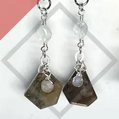ピアス☆宝石質 ロシア産フェナカイト原石_220995 - メルカリ