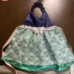 ハンドメイド子供用ドレスエプロン 女の子　プリンセス風