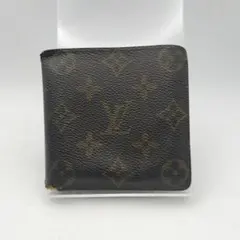 ルイヴィトン　折財布　財布　モノグラム　ポルトビエカルトクレディ　ブラウン