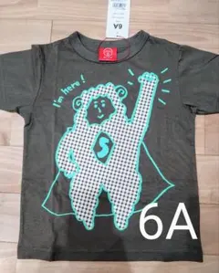 オジコ　Tシャツ　6A　100 110 半袖　ひつじ　スーパーマン　新品　タグ付
