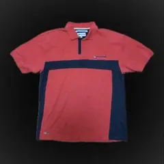 90s TOMMY HILFIGER ATHLETICS ポロシャツ L古着