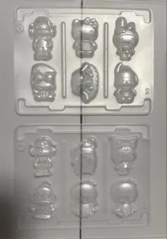 サンリオ　なかよしシールグミ　型 ABセット