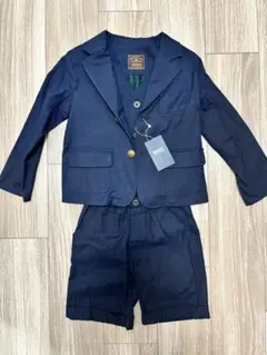 BREEZE ネイビー スーツ・スリーピース120cm（半ズボン）