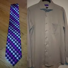 【新品】P.S.F.A i-shirt 長袖シャツ＋ FAIR FAX　ネクタイ